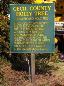 Holly Tree historic marker